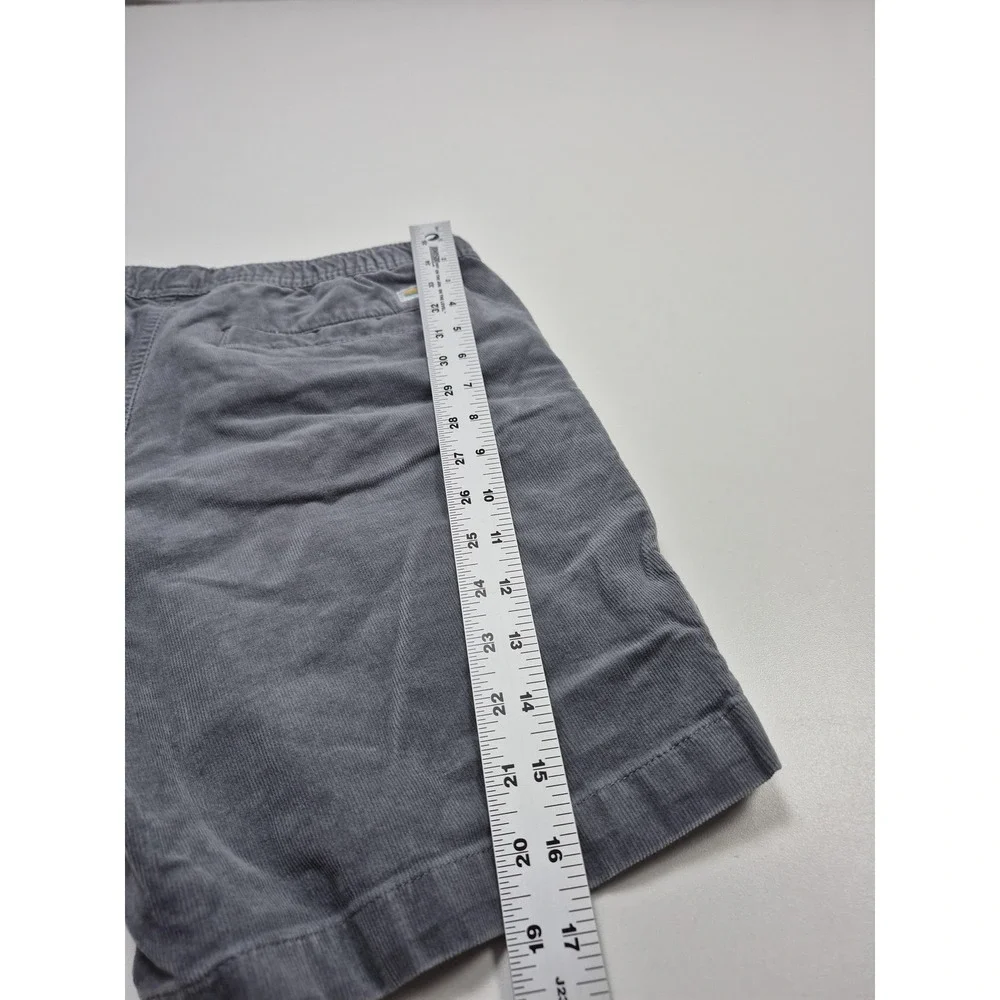Vuori Optimist Shorts Men's Small Gray Corduroy Chino 8
